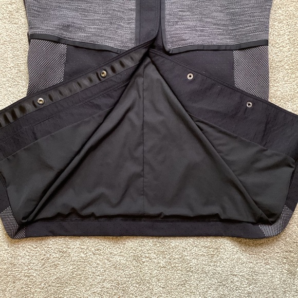 Lululemon Cocoon Car Coat Shine Dot Black Diamond Jacquard Space Dye Jacket XS - Picture 11 of 13